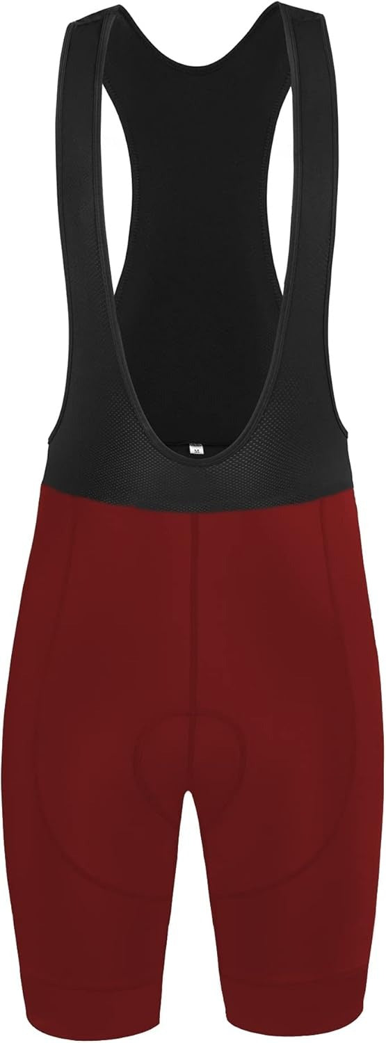 Coconut Ropamo Men's Cycling Bib Shorts Biking Bib Shorts Cycle Wear Tights Bike Riding Shorts 4D Padded Anti-Slip Cuff