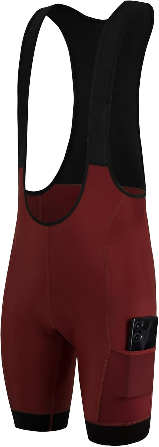 Coconut Ropamo Men's Cycling Bib Shorts Biking Bib Shorts Cycle Wear Tights Bike Riding Shorts 4D Padded Anti-Slip Cuff